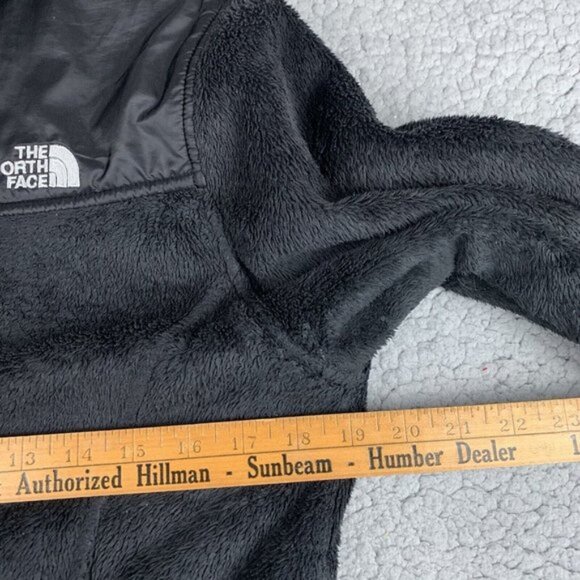 The North Face Women's Jacket Black Fleece Pullover Full Zip Up Pockets Size S - Picture 14 of 16